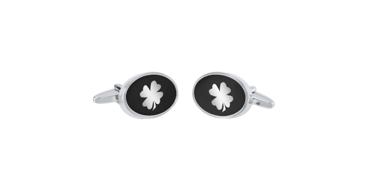 Gunmetal Argyle Design Cufflinks