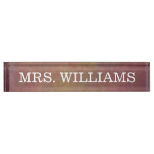 Classy + Simple Professional Desk Name Plate
