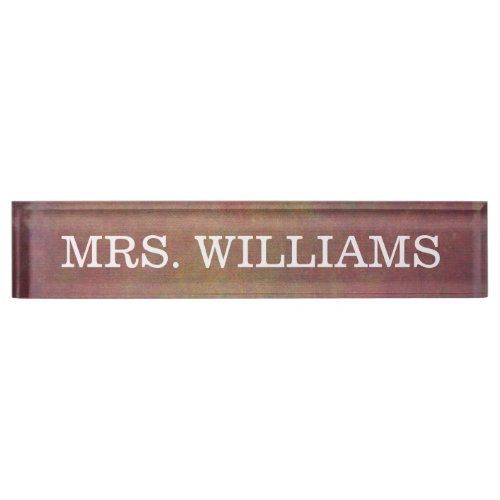 Classy  Simple Professional Desk Name Plate