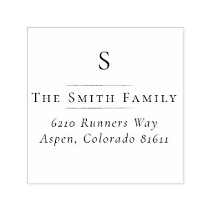 Classy Simple Return Address Self-inking Stamp
