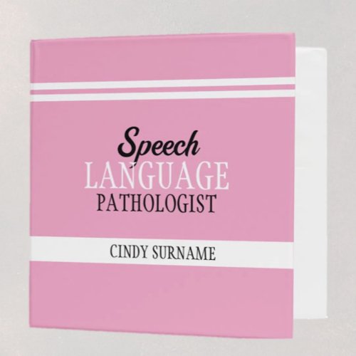 Classy SLP custom 3 Ring Binder