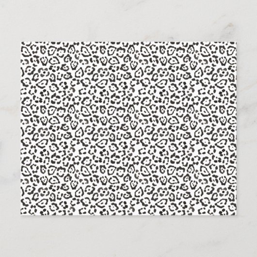 Classy Snow Leopard Print Tri-Fold Flyers (Back)