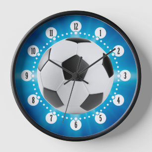 Classy Soccer Ball Cool Gifts Clock