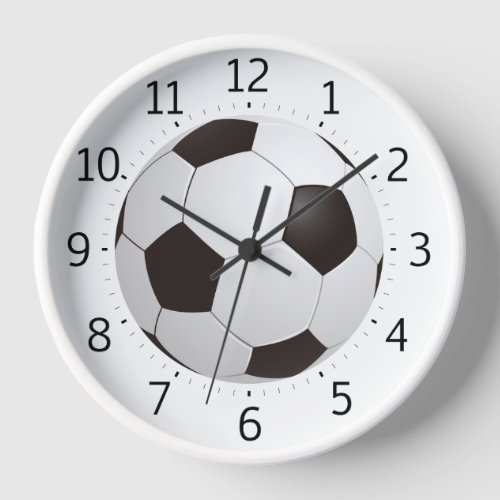 Classy Soccer Ball  Cool Gifts Clock