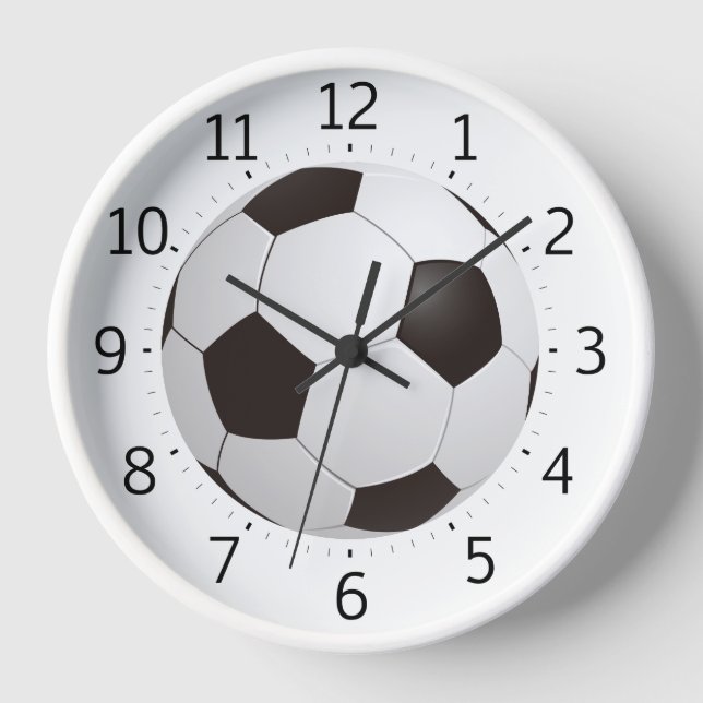 Classy Soccer Ball | Cool Gifts Clock (Front)