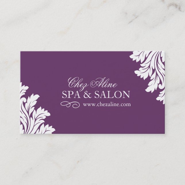 Classy Spa and Salon Business Card (Front)
