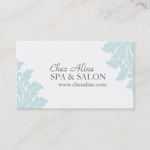 Customizable Classy Spa and Salon Business Card