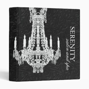 Classy Spa and Salon Portfolio 3 Ring Binder