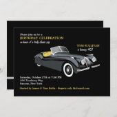 Classy Sports Car Invitation (Front/Back)