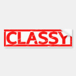 Classy Stamp Bumper Sticker