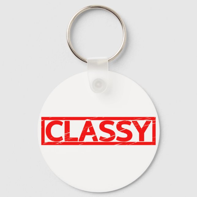 Classy Stamp Keychain (Front)