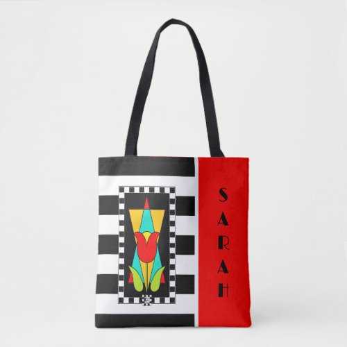 Classy Star of David Personalized Tote Bag