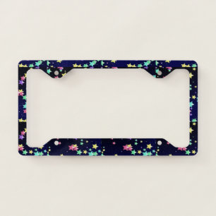 Classy Starry Nights License Plate Frame