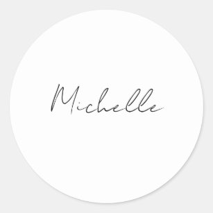 Stylish Name Sticker, Zazzle