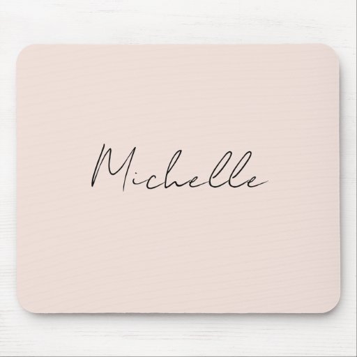 Classy Stylish Script Add Your Name Mouse Pad