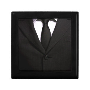 Classy Suit and Black Tie Gift Box