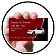 Classy Taxi Car Service Business Card at Zazzle