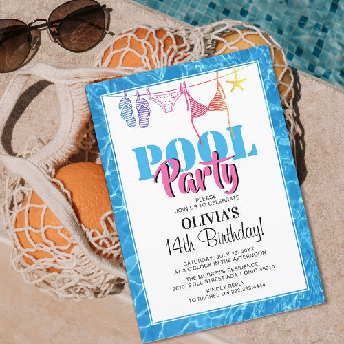 pool party invite