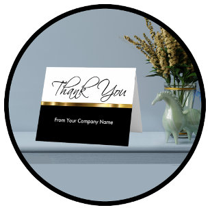 Classy Thank You Cards For Business