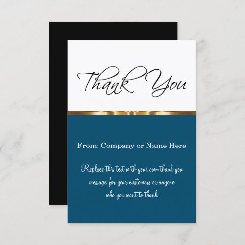 Classy Thank You Cards With Envelopes