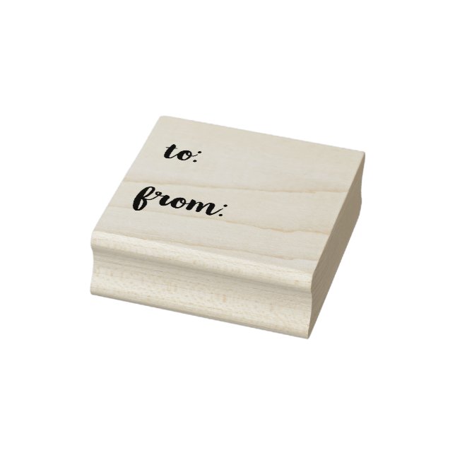 Classy To and From Rubber Stamp (Stamp)