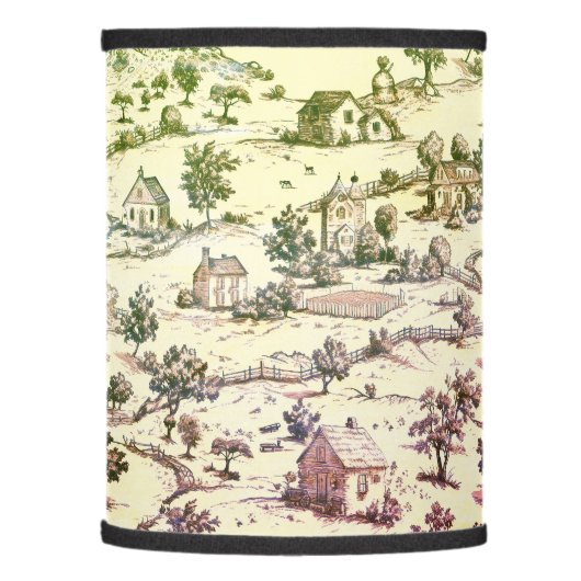 Classy Toile On The Farm Lamp Shade (Left)