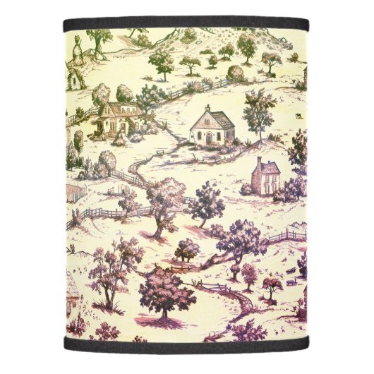 Classy Toile On The Farm Lamp Shade (Front)