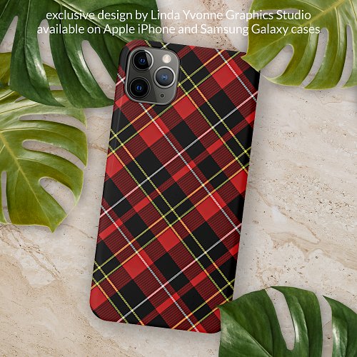 Classy Traditional Scottish Tartan Checks Pattern iPhone 11 Pro Max Case