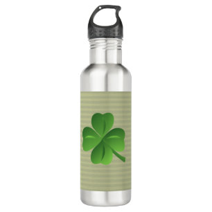 Classy Trendy  Irish Lucky Shamrock Water Bottle