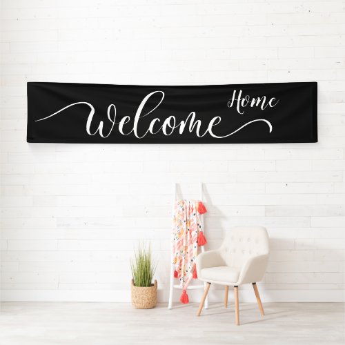 Classy Trendy Welcome Home  Banner