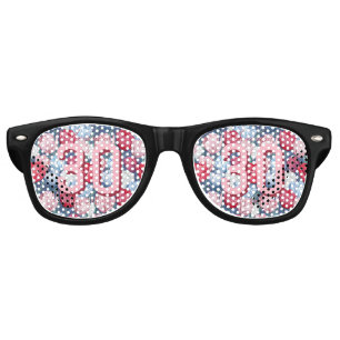 Classy Tulip Flower 50Th Birthday Retro Sunglasses