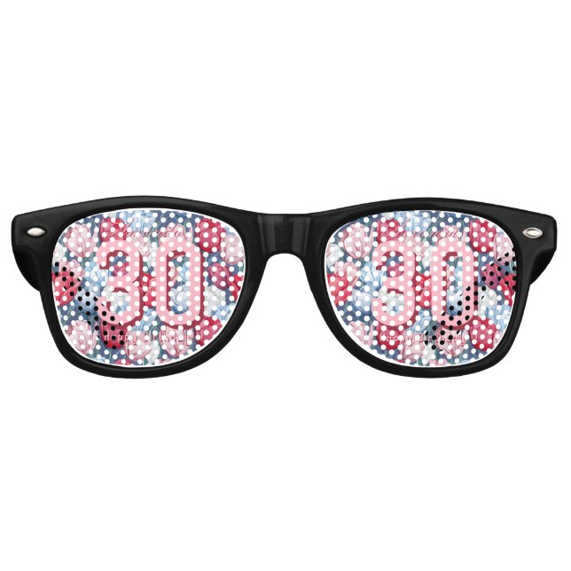 Classy Tulip Flower 50Th Birthday Retro Sunglasses (Front)