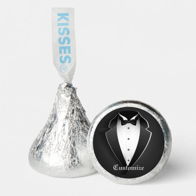 Classy Tuxedo Hershey®'s Kisses® (Front)