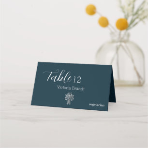 Classy Two Color's Folded Place Card