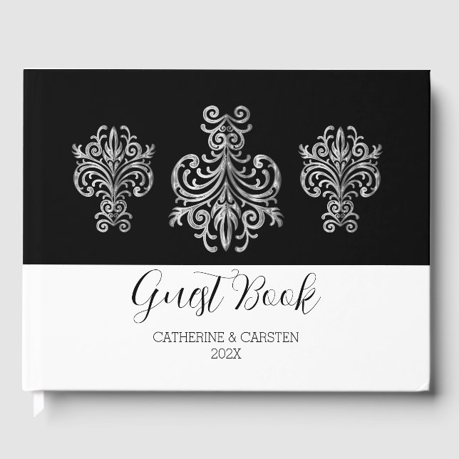 Classy Two Color's  Guest Book (Front)