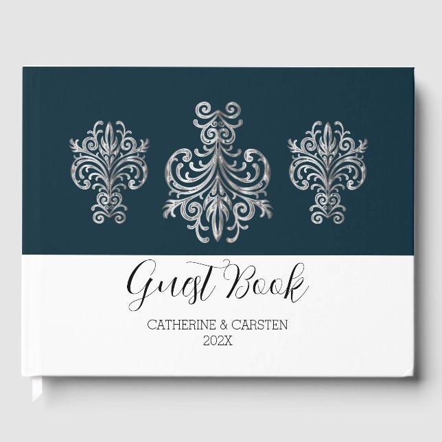 Classy Two Color's  Guest Book (Front)