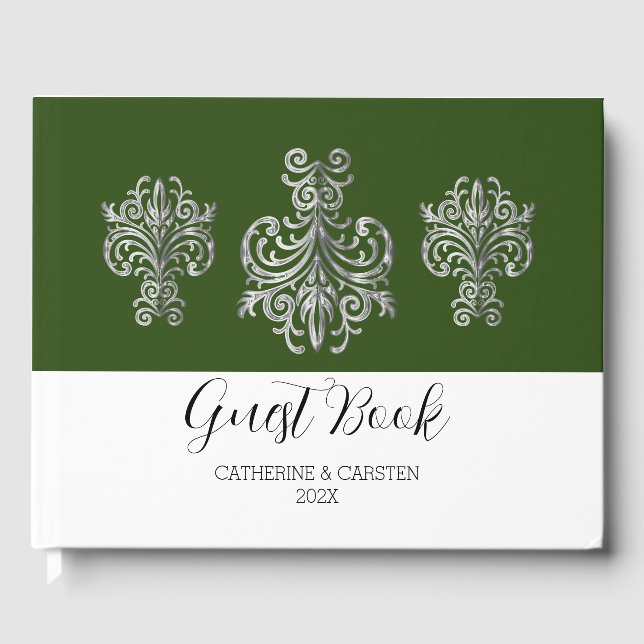 Classy Two Color's  Guest Book (Front)