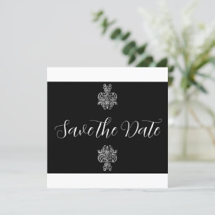 Classy Two Color's Save The Date