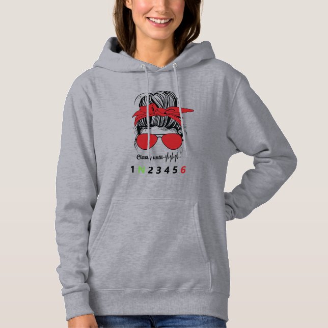 Classy Until... Funny Motorcycle Hoodie (Front)