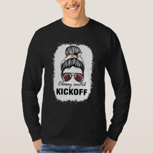 Classy Until Kickoff Football Girl Game Day Vibes  T-Shirt