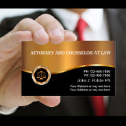 Classy Upscale Attorney Businesscards Business Card at Zazzle