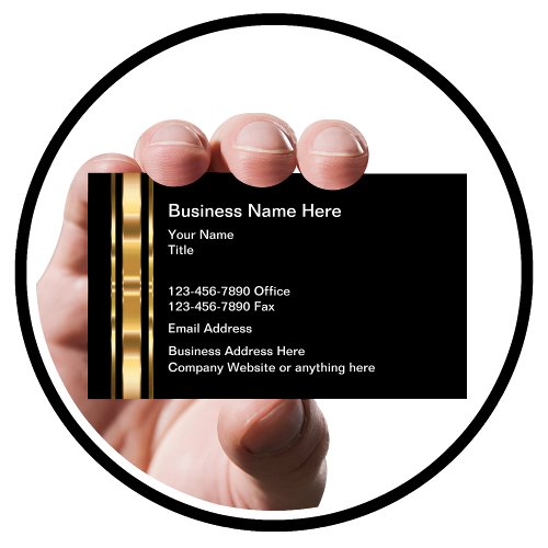 Classy Upscale Business Cards Design