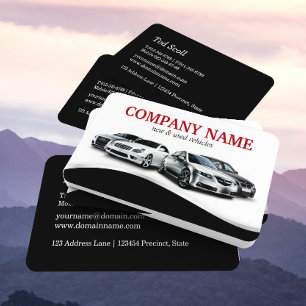 Classy Used Car Dealer Business Card