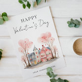 Home Sweet Home Valentine Postcards for Realtors