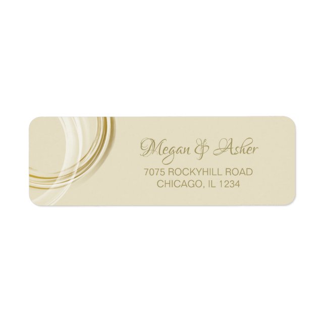 Classy Vanilla with Gold Ring Label (Front)