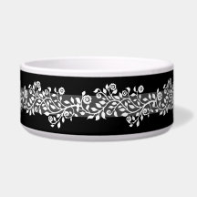 Classy Vintage Boho Floral Elegant Chic Black Grey