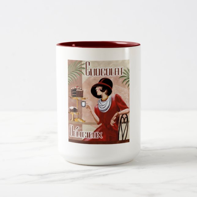 Classy Vintage Chocolate Lover Mug (Center)