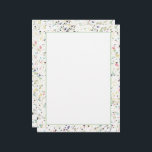 Classy vintage marble terrazzo pastel design letterhead<br><div class="desc">This pretty and elegant soft pastel abstract, vintage with a modern twist, marble terrazzo artwork is perfect for everyday wear, home decor, celebrations and special occasions. Made of pink, blush, aqua green, light blue, navy peony, dark blue, violet, golden yellow, grey, black and white colors. A stylish faux marble stone...</div>