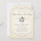 Classy Vintage Tea Party Blue | Baby Shower