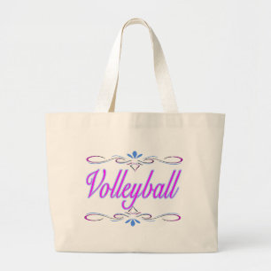 Classy Volleyball Large Tote Bag